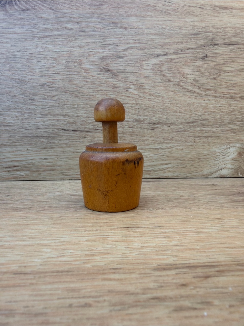 Antique Primitive Wooden Butter Mold - Sailboat